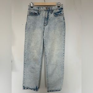 Universal threat light wash jeans